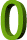 chiffre-0-en-vert