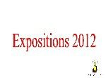EXPOSITIONS 2012 mini