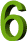 chiffre-6-en-vert