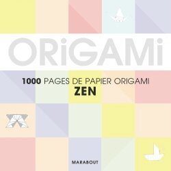 livre 1000 pages de papier origami zen