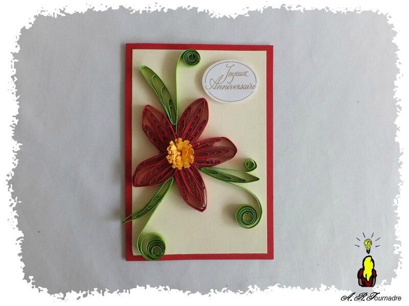 ART 2016 05 quilling fleur rouge 1