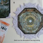 coupole encadrée de tea bag folding