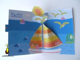 Alphabet pop-up Yacht