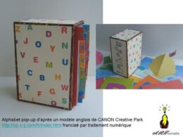 alphabet pop-up boitier de rangement