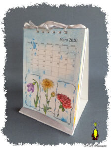 calendrier mars 2020