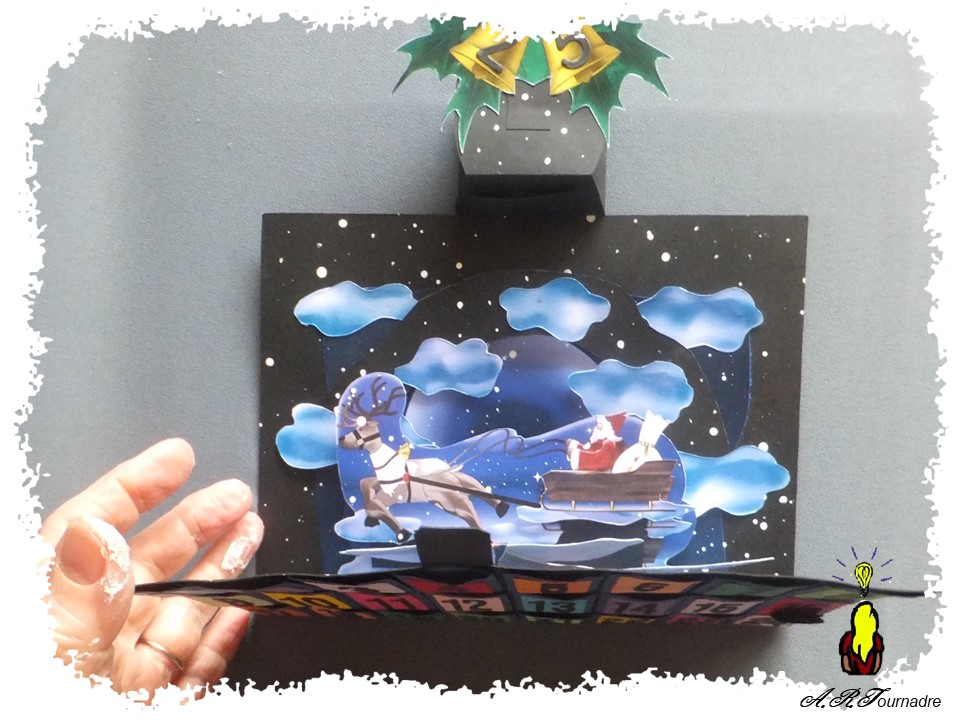 ART 2025 12 calendrier avent 4 pop-up à l'ouverture