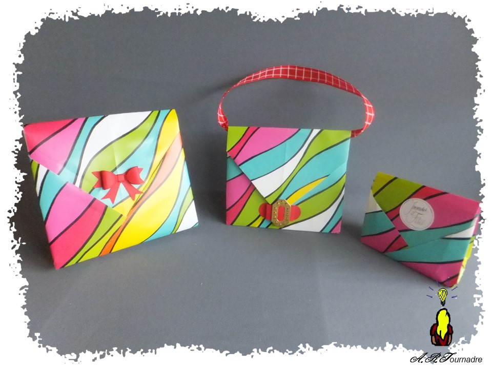 pochettes cadeau en origami