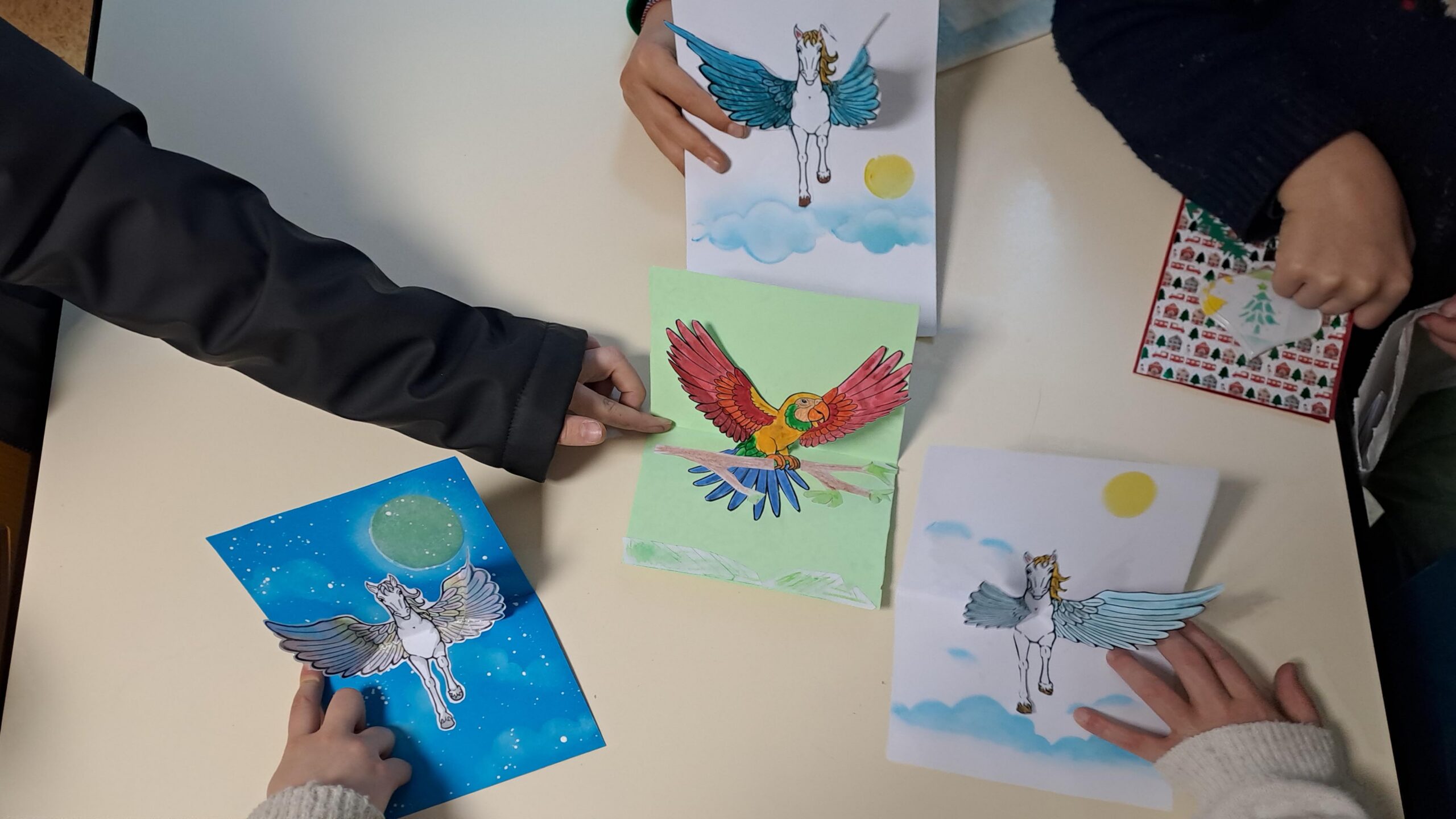 cartes réalisées par les élèves de CM1