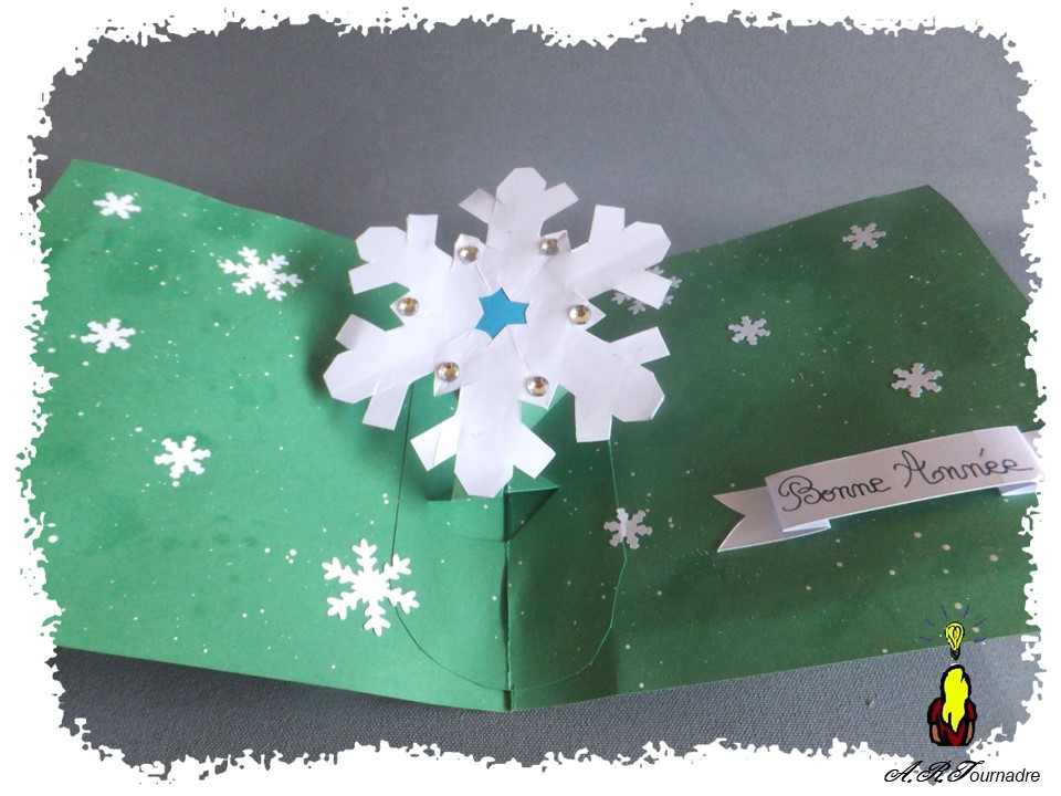 ART 2026 01 flocon kirigami 6 flocon de neige kirigami qui tourbillonne