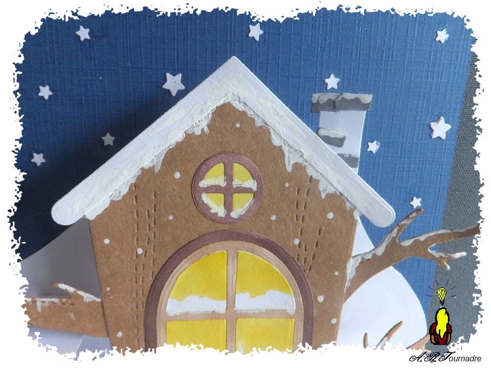 ART 2026 02 hibou pop-up 4 chalet du hibou enneigé