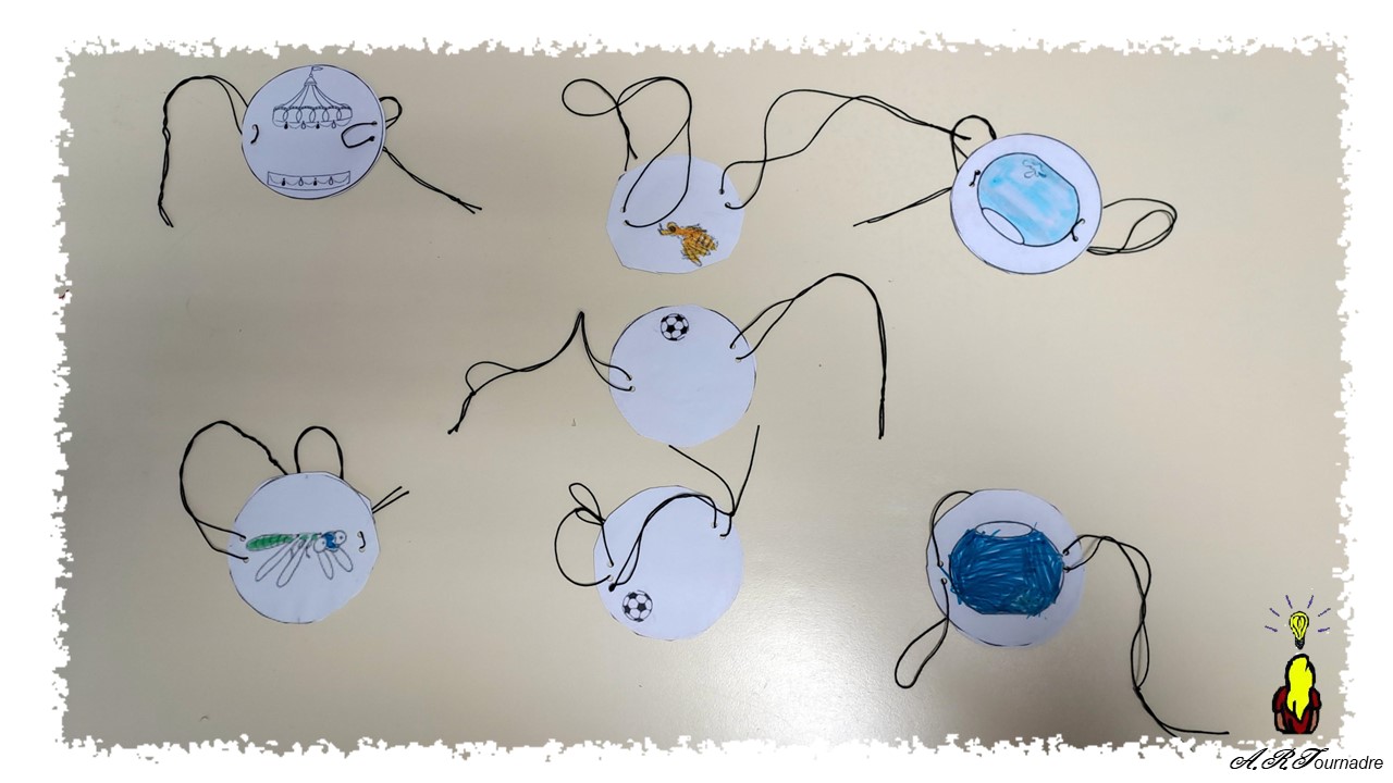 Thaumatrope enfants verso