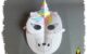 masque pop-up licorne vu de face