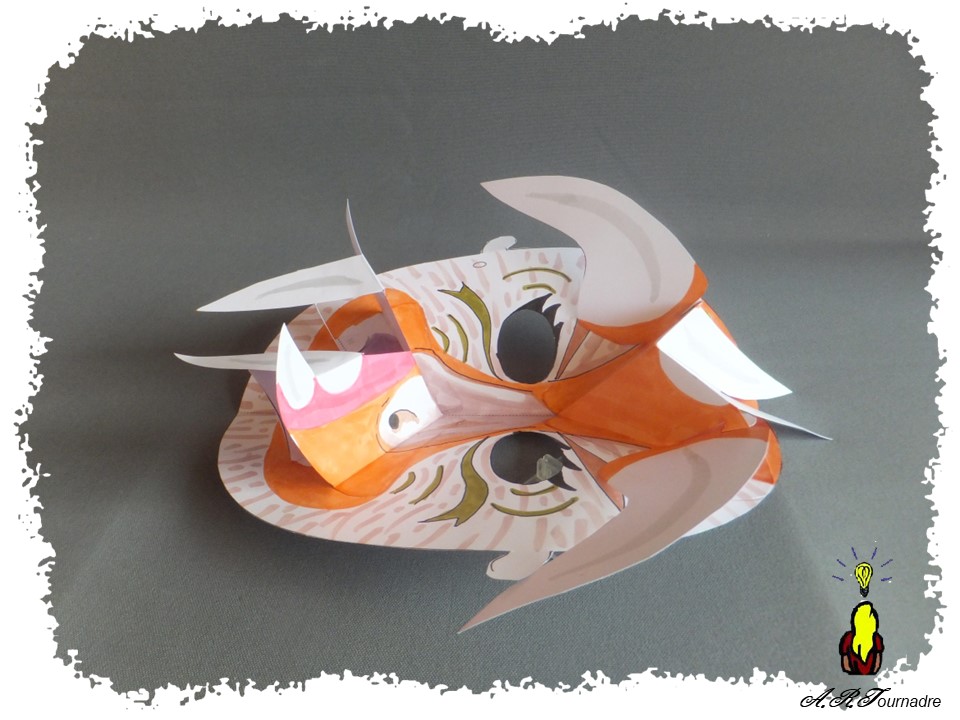 ART 2026 03 masque 9 relief du masque vu de côté