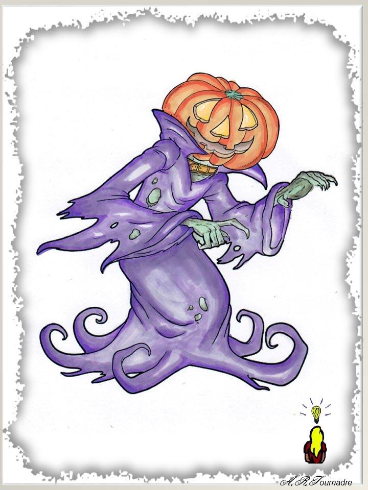 ART 2026 09 Jack o Lantern dessin coloriage de Jack O Lantern